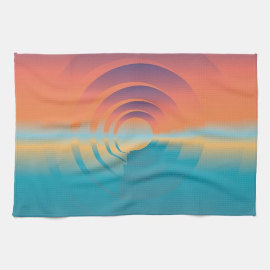 Wasser und Horizont Küchentuch (Horizontal)