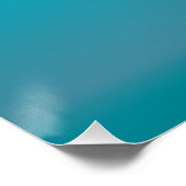 Wasser und Horizont Poster (Ecke)