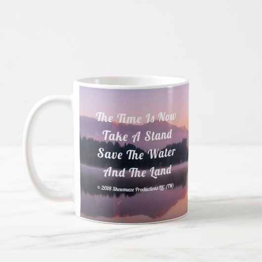 Wasser und Land Retten Kaffeetasse (Links)
