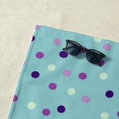 Wasser und Lila Synchronschwimmen Personalisiert Strandtuch (Beispiel)