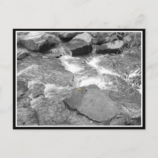 Wasser und Steine Postkarte (Vorderseite)