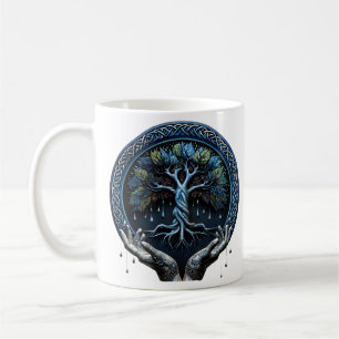 Wasser und Weisheit: Der mystische keltische Baum Kaffeetasse