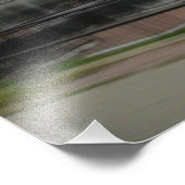 Wasser-Unschärfe Fotodruck (Ecke)