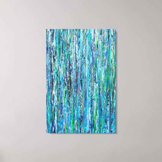 Wasser unter der Brücke 24x36 überzogene Canvas Leinwanddruck (Vorderseite)