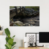 Wasser unter der Brücke - Kunstdruck Poster (Heimbüro)
