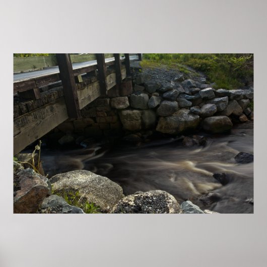 Wasser unter der Brücke - Kunstdruck Poster (Vorne)