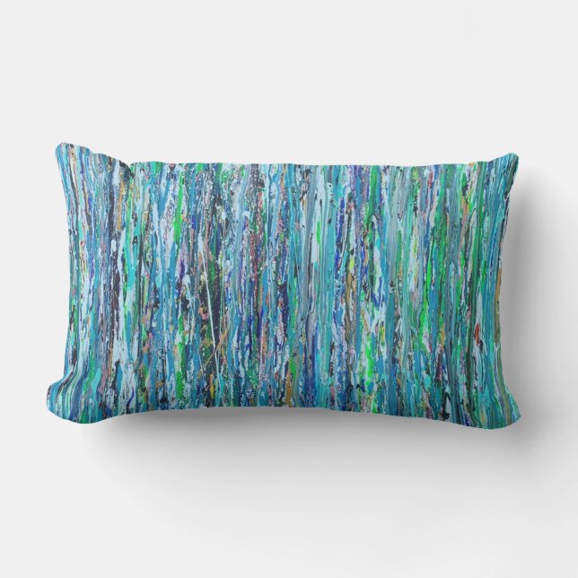 Wasser unter der Brücke Lumbar Kissen Kissen Für Draußen (Vorderseite)