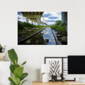Wasser unter der Brücke Poster (Heimbüro)