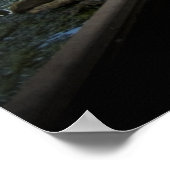 Wasser unter der Brücke Poster (Ecke)