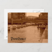 Wasser unter der Brücke Postkarte (Vorne/Hinten)