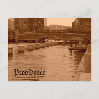 Wasser unter der Brücke Postkarte