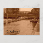 Wasser unter der Brücke Postkarte (Vorderseite)