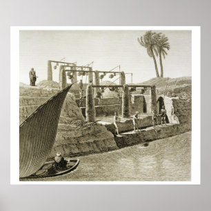 Wasser vom Nil sammelnd, überziehen Sie 6 von Poster