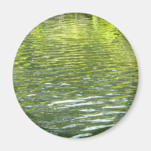 Wasser von Oak Creek Gelb und Grün Naturfoto Magnet