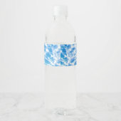 Wasser Wasserflaschenetikett (Rückseite)