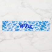 Wasser Wasserflaschenetikett (Einzelnes Label)