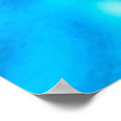 Wasser-Wasserkanal-Flüssigkeit Poster (Ecke)