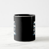Wasser wieder großartig machen zweifarbige tasse (Mittel)