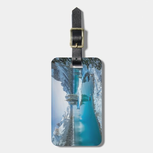 Wasser | Winter Jasper National Park, Kanada Gepäckanhänger (Vorderseite vertikal)