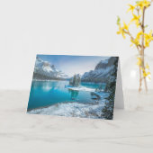 Wasser | Winter Jasper National Park, Kanada Karte (Gelbe Blume)