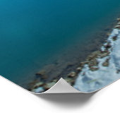 Wasser | Winter Jasper National Park, Kanada Poster (Ecke)