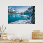 Wasser | Winter Jasper National Park, Kanada Poster (Küche)