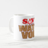 Wasser-Wühlmaus retten Kaffeetasse (Vorderseite Links)