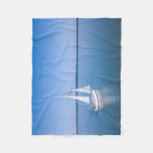 Wasser | Yacht am Plattensee Ungarn Fleecedecke (Vorderseite)