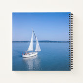 Wasser | Yacht am Plattensee Ungarn Notizblock (Rückseite)