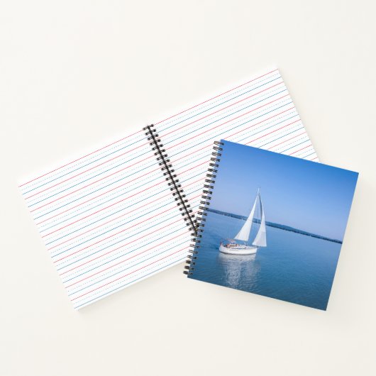 Wasser | Yacht am Plattensee Ungarn Notizblock (Innenseite)