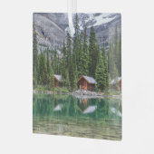 Wasser | Yoho National Park Canada Ornament Aus Glas (Vorderseite links)
