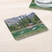 Wasser | Yoho National Park Canada Rechteckiger Pappuntersetzer (angewinkelt)