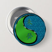 Wasser Ziege Button (Vorne & Hinten)