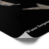 Wasserabfluss, Keramik aus Mimbres Poster (Ecke)