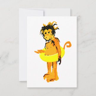 Wasseraffe Einladung