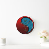 Wasseraffe Runde Wanduhr (Zuhause)
