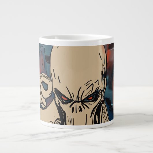 Wasseralbtraum Jumbo-Tasse (Vorderseite)