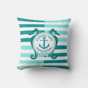 Wasseranker/Knoten/Seepferd/warmes Wasser Marine Kissen