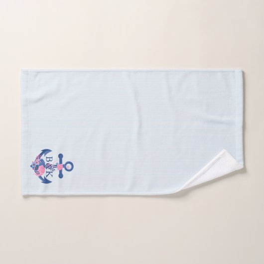 Wasseranker mit Muschelakzent Badhandtuch Set (Handtuch)