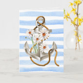 Wasseranker und stinkendes Bouquet am Streifen Karte (Gelbe Blume)