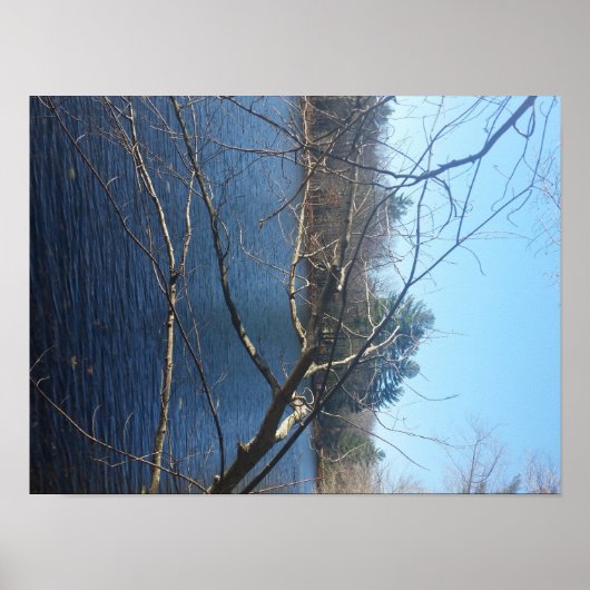 Wasseransicht Poster (Vorne)