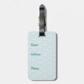 Wasserarme Gepäckmarke Gepäckanhänger (Rückseite vertikal)