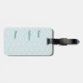 Wasserarme Gepäckmarke Gepäckanhänger (Rückseite horizontal)