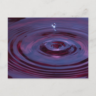 Wasserarme Postkarte