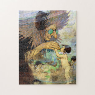 Wasserbaby und Fee, Jessie Willcox Smith Puzzle