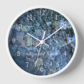 Wasserbach Steine Kieselstrand Wasserbach Uhr (Vorderseite)