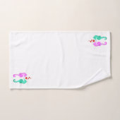 Wasserbad/Rosa/Küssen Seepferde/Herzbad Badhandtuch Set (Handtuch)