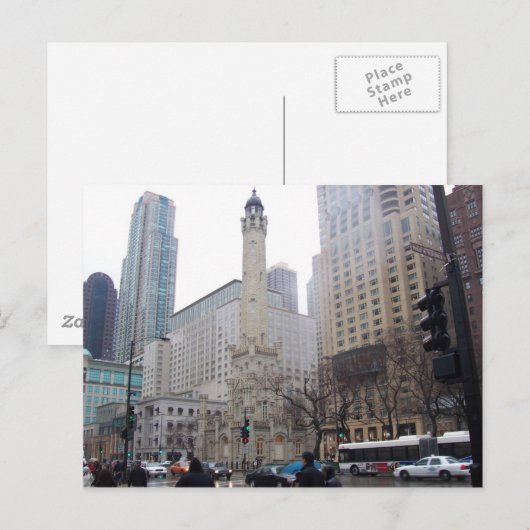 WASSERBAHN POSTKARTE (Vorne/Hinten)