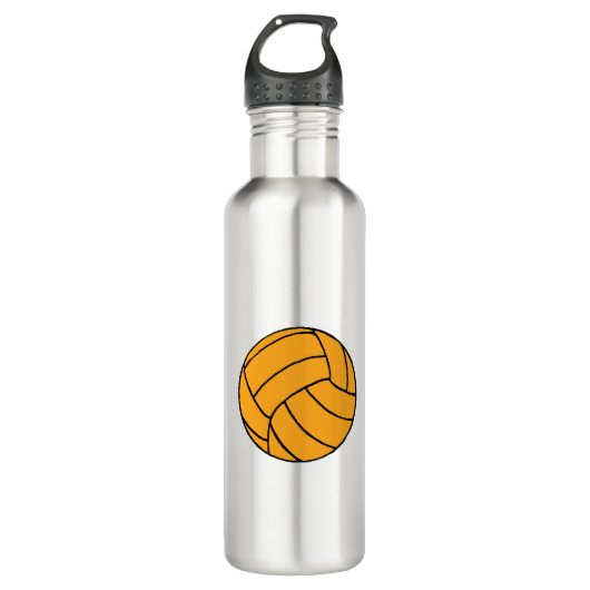 Wasserball-Ball-Grafik Trinkflasche (Vorderseite)