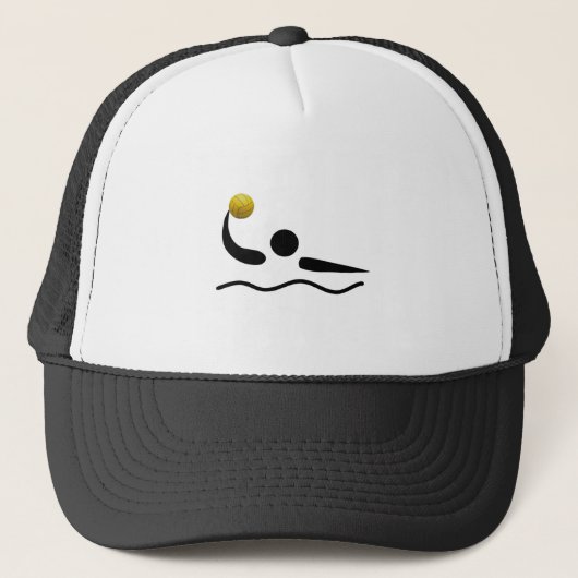 Wasserball-Baseballmütze Truckerkappe (Vorderseite)